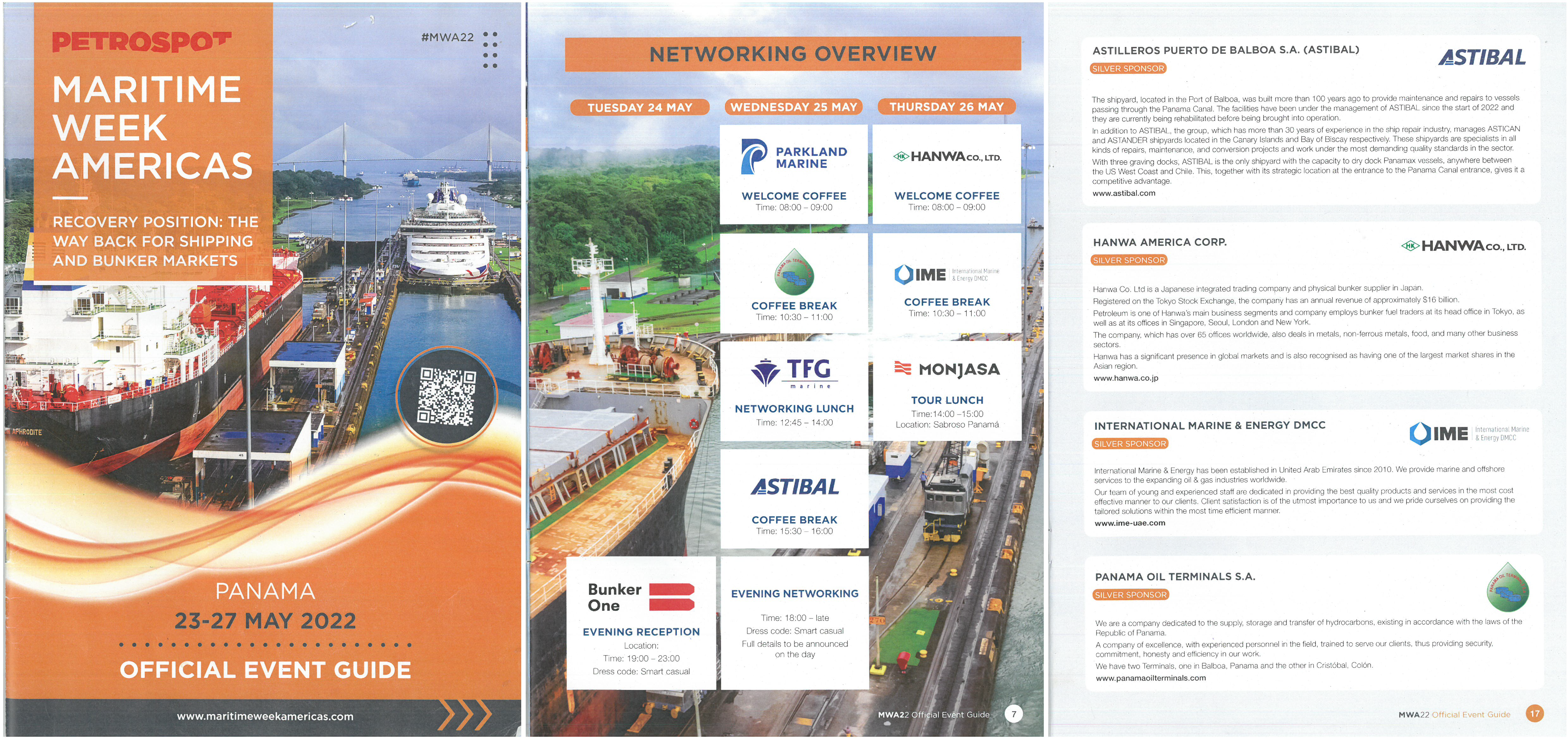 IME was SILVER Sponsor at Petrospot Maritime Week Americas